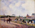 El puente pontoise 1891 Camille Pissarro